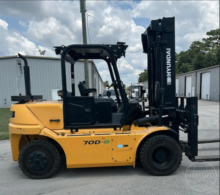 Used 2018 HYUNDAI 70D-9 Internal Combustion Forklifts: Pneumatic Tire Texas US | Forklift Exchange #1274643