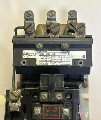 Used ALLEN-BRADLEY 709-C0D103 Starters | Surplus Asset Holdings #1204983