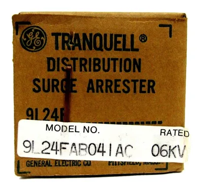 NEW GENERAL ELECTRIC 9L24FAB041AC SURGE ARRESTER 06KV