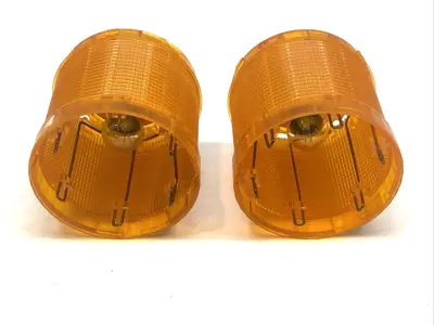 Used Siemens Amber Signal Stack Light 230V 7W LOT OF 2 Light Source Equipment Michigan US | Maverick Industrial Sales #1395965