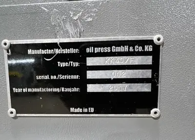 2017 GmbH & Co KK40/F Oilseed Expeller Presses | Perry Equipment (14)