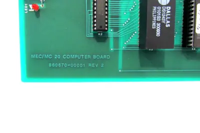 USED COPES VULCAN MEC/MC 20 COMPUTER BOARD 860670-00001