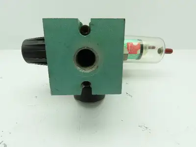 Numatics R30R-04 Pneumatic Regulator Inline Filter Valve Block 125 PSI 3/8" NPT
