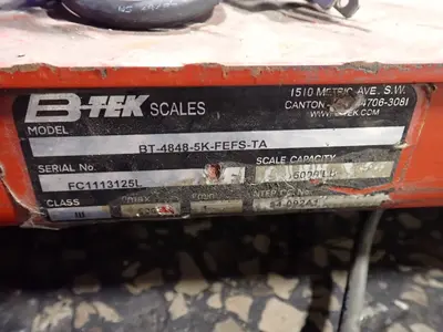 Used BTEK BT48485KFEFSTA Scales Ohio US | HGR 24 #1288648