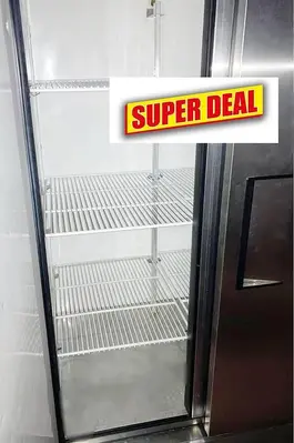 True 2 solid door upright refrigerator