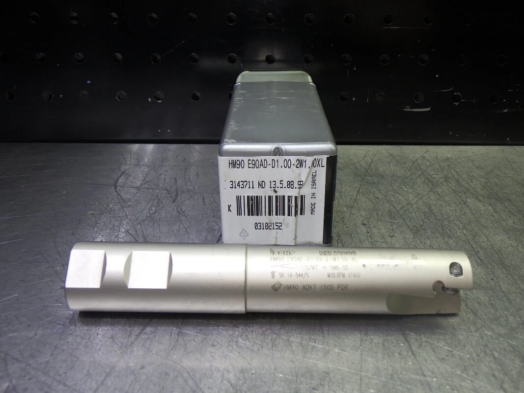 Iscar .498-1.02" 2 Flute Endmill 1" Shank HM90 E90AD-D1.00-2W1.00XL (LOC2985B)