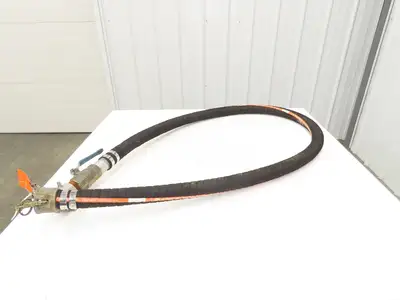 Mustang 1.5"ID x 9' 6" Acid Chemical Transfer Hose Camlok Ends 200 PSI