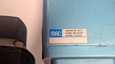 MAC M603 275B-110EA Pneumatic Solenoid Valve Automation Swagelok 90° 131SR