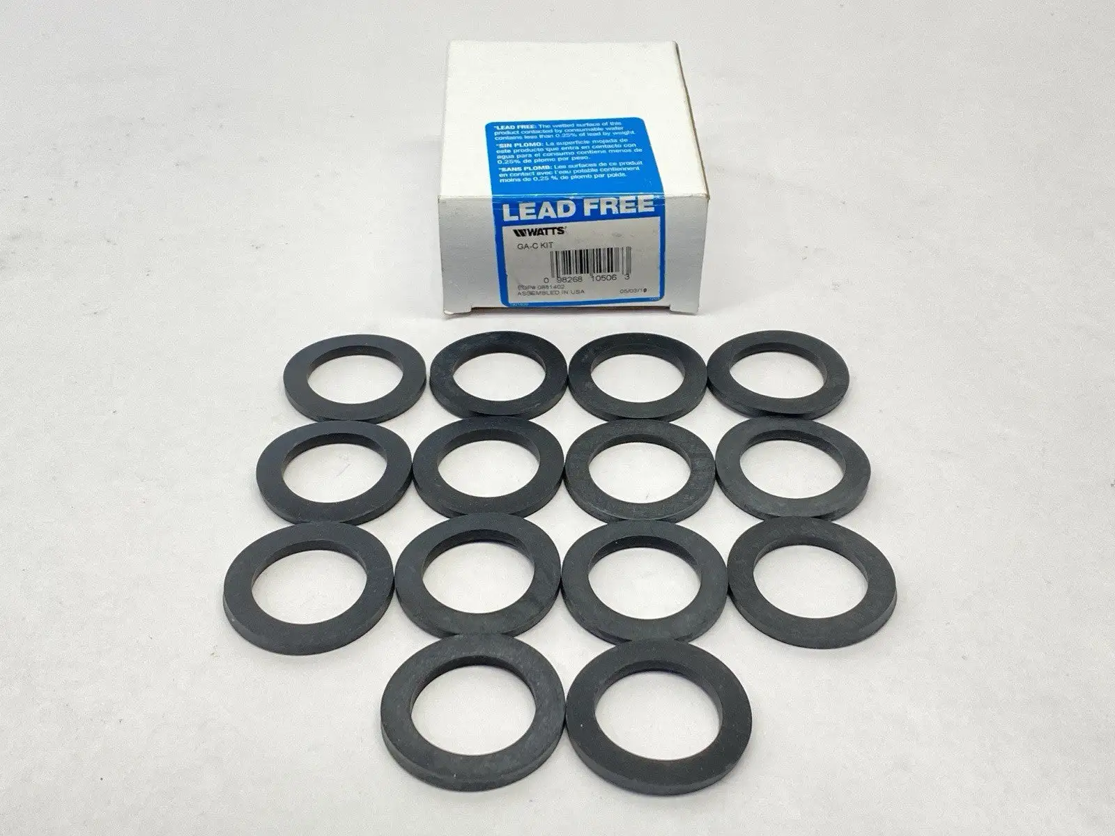 USED WATTS GASKET KIT 0881402 LOT OF 14