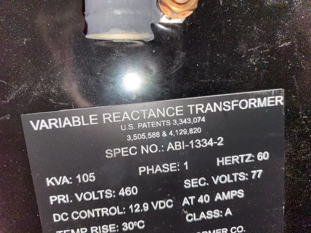 Variable Reactance Transformer, NEW, still in the box
