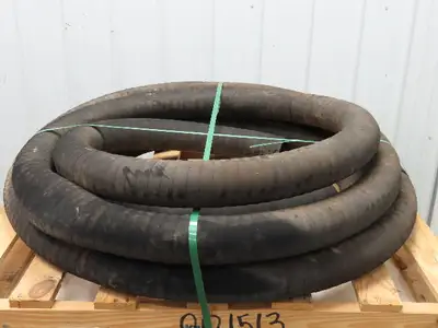 Boston Sabertooth H034748 Dry Bulk Material Suction Hose 3"x 44' Black Rubber