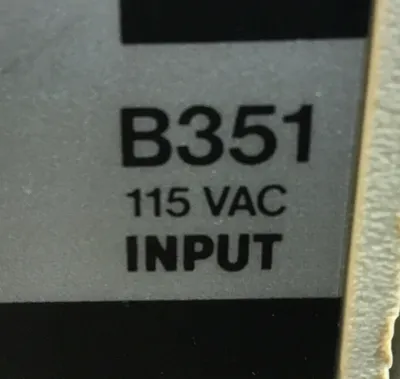 Gould Modicon B351-001 Input Module 115 VAC 3C-7
