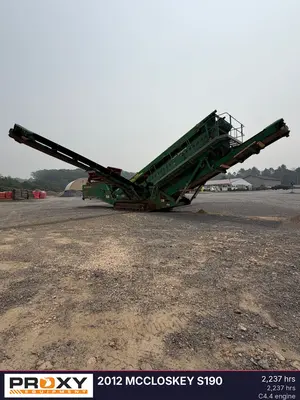 Used 2012 MCCLOSKEY S190 Vibratory Screens Pennsylvania US | Proxy Equipment #1426134