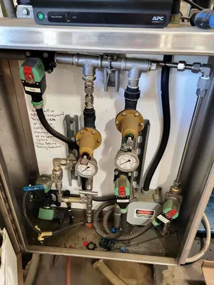 Alfa-Laval BRPX 313 XGD-75-60 oil concentrator skid, 316SS.