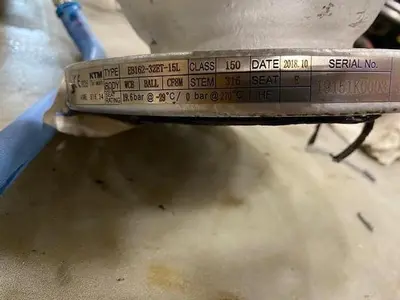Used EMERSON EMERSON ACTUATOR WITH BALL VALVE Valves/Fittings Pennsylvania US | Global Equipment International, LLC #185884