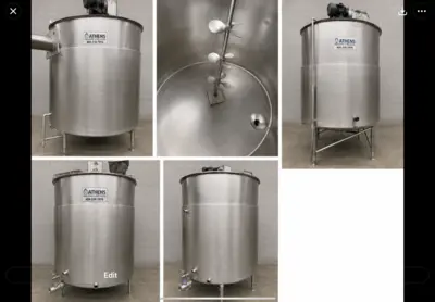 Used Groen 800 Gallon Kettle Stainless Steel Tanks Georgia US | Athens Packaging & Processing #914810