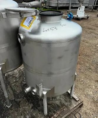Tank, 50 Gallon, Stainless Steel, CIP Tank, Dish Top #S744977