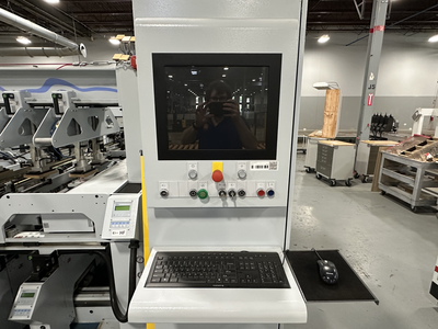Weeke Models Optimat BST503 and BST507 CNC Through Feed Boring Line