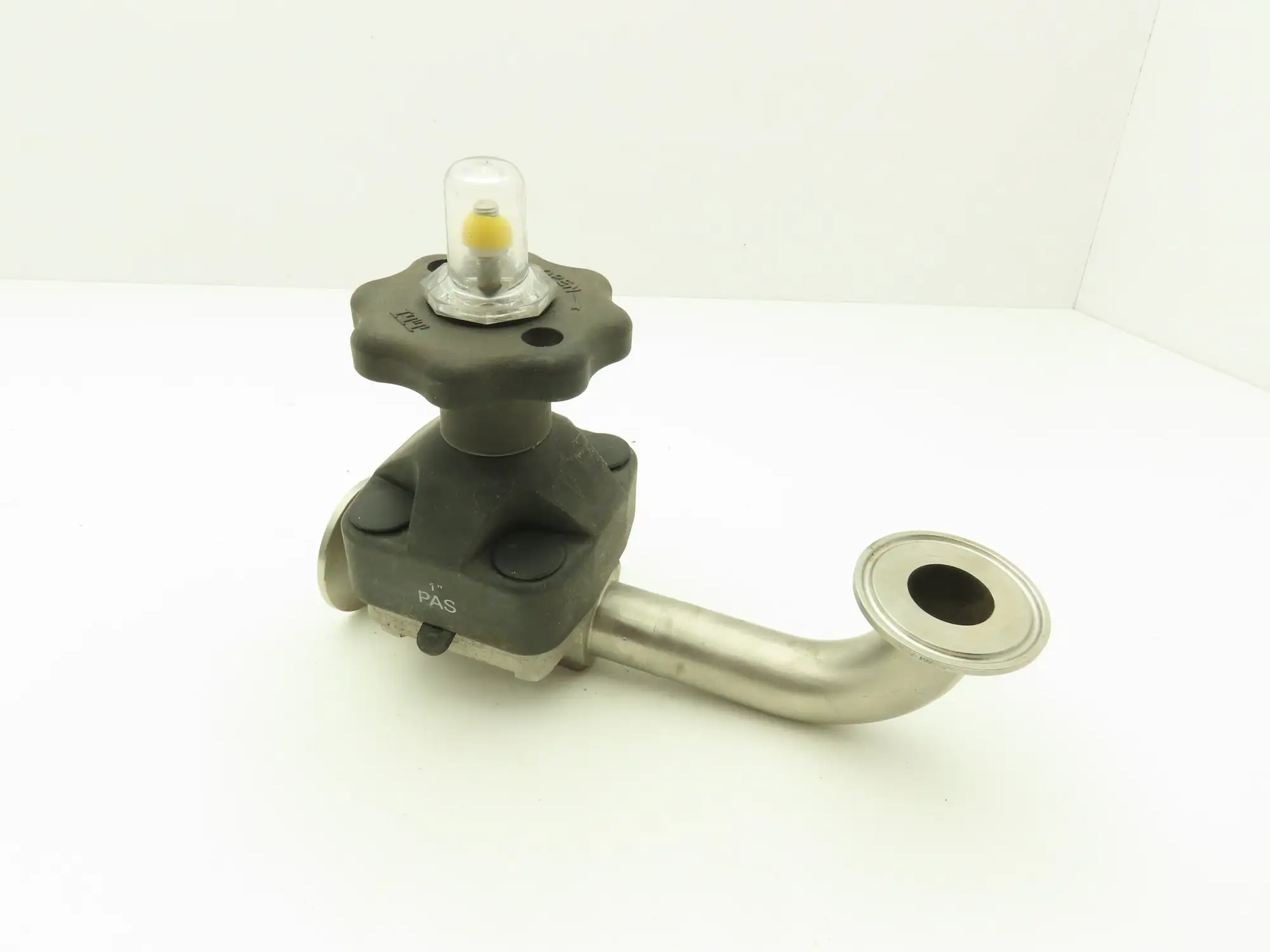 ITT 1-316L RA35MAX-CWP150 Diaphragm Valve Pas 1" Stainless Steel Tubing .86"ID