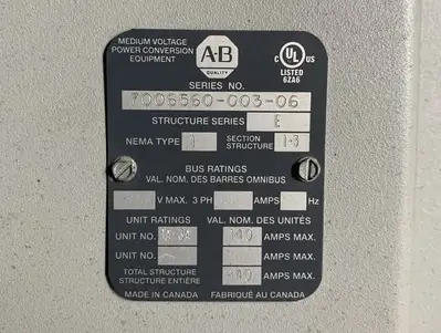 USED ALLEN-BRADLEY 7000A-A140DE-RPDTD