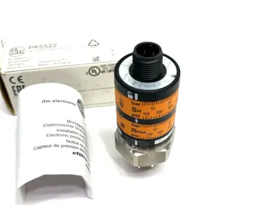 USED IFM PRESSURE SWITCH WITH INTUITIVE SWITCH POINT PK-100-SFG14-HCPKG/US
