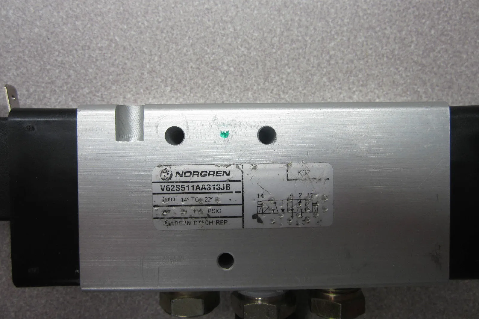 NORGREN V62S511AA313JB SOLENOID VALVE