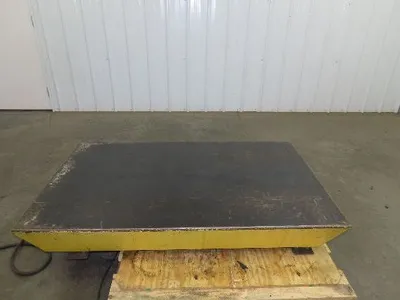Autoquip 36S40 Hydraulic Scissor Lift Table 4000lb 36" Travel 34x58" Top 3Ph