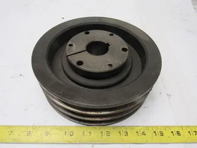 Maurey 3A7.0-B7.4SK 7-1/4" OD 3 Belt Pulley 1-3/8" Bore QD Bushed