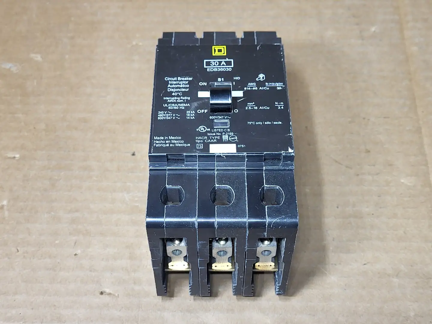 NEW SQUARE D EDB36030