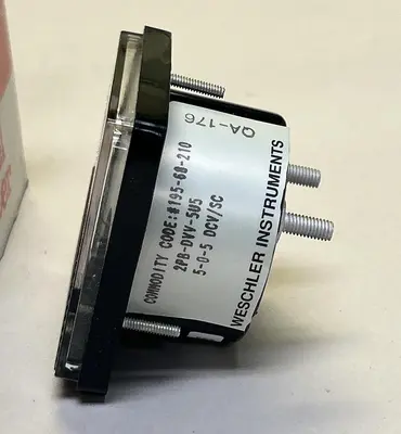 New | in-Stock WESCHLER INSTRUMENTS 2PB-DVV-5V5 Voltmeters Ohio US | Surplus Asset Holdings #1227803