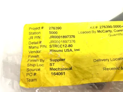 New | in-Stock MiSUMi Hex Head Stopper Bolt Fine/Course Thread 12mm Dia. 2-PACK Bolts Michigan US | Maverick Industrial Sales #1456727