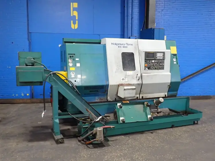 Used NAKAMURATOME SC300 CNC Lathes Ohio US | HGR 24 #910075