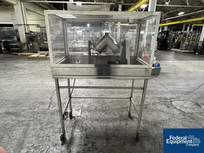 USED Patterson-Kelley 4 Quart P-K Twin Shell Blender, S/S