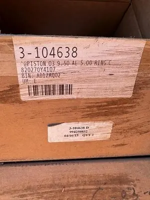 Gemini 9.5” piston PN 3-104638D