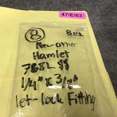 New | in-Stock Ham-Let 768L SS Valves/Fittings California US | Davliegogo LLC #1709783