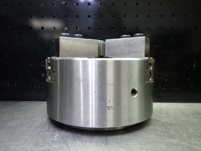 Kitagawa 6" 3 Jaw Thru Hole Power Lathe Chuck W/Jaws B-206 (LOC733A)