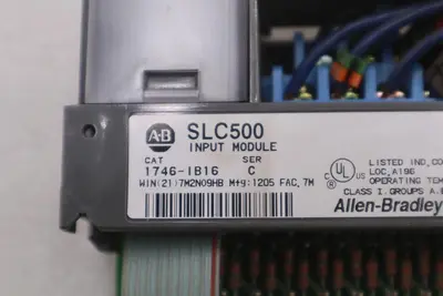 ALLEN BRADLEY 1746-IB16 SERIES C SLC 5000 INPUT MODULE STOCK #K-3714