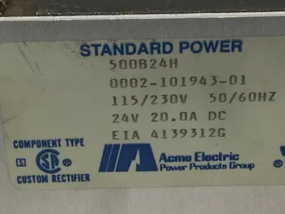 USED ACME ELECTRIC 500B24H