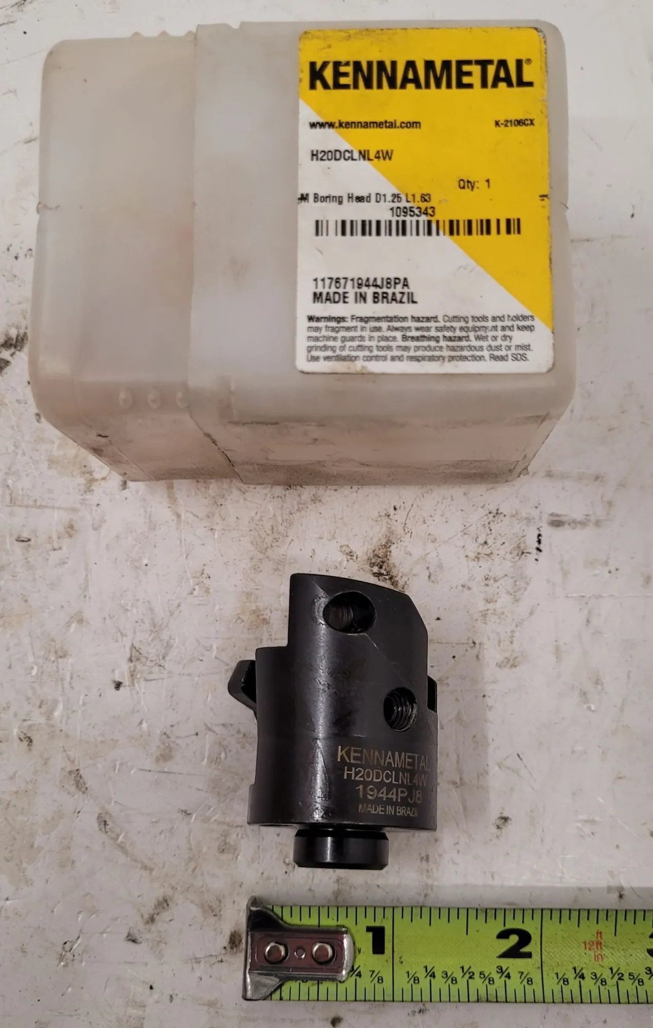 USED KENNAMETAL H20DCLNL4W
