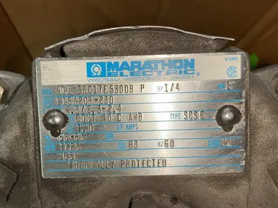 Used MARATHON ELECTRIC 40J 56C17E5300B P Motors (misc) Ohio US | HGR 24 #1486709
