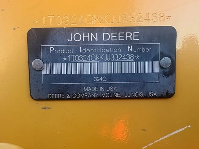 Used 2018 JOHN DEERE 324G Skid Steer Loaders Minnesota US | Proxy Equipment #1424146