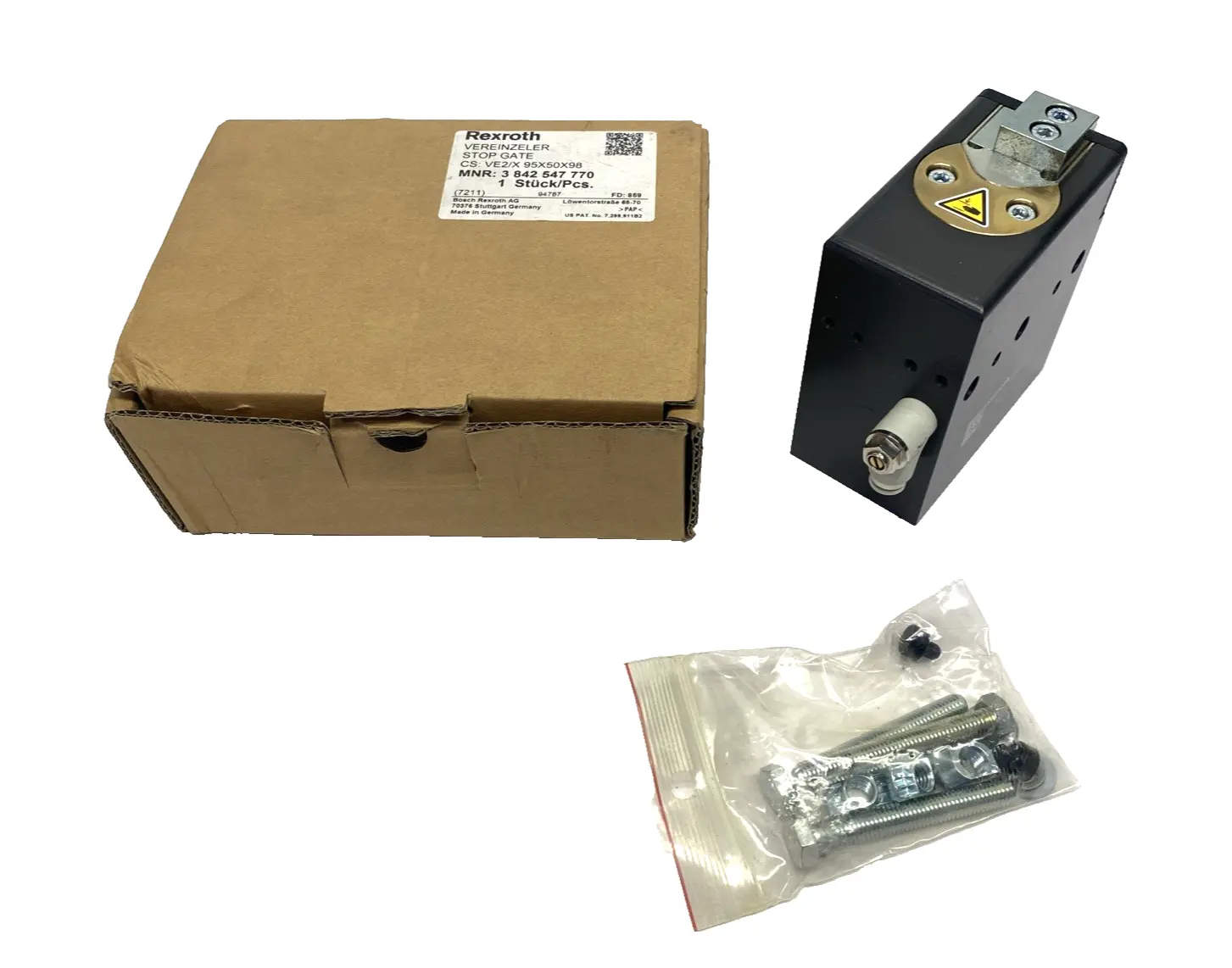 New | in-Stock Bosch Rexroth VE 2/X, 3 842 5477 70 Parts (Hydraulics and Pneumatics) Michigan US | Maverick Industrial Sales #1413505
