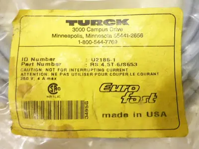 NEW TURCK ELEKTRONIK U2186-1