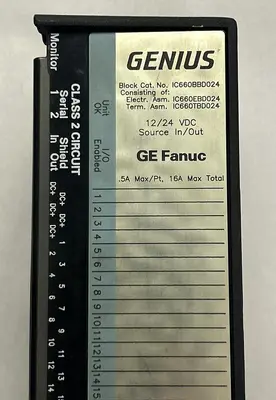 Used GE FANUC IC660BBD024 PLC Input & Output Ohio US | Surplus Asset Holdings #1236262
