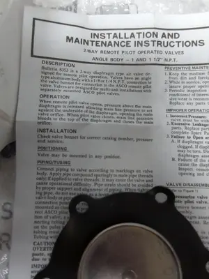 New | in-Stock ASCO 226511-V Pump & Valve Parts Ohio US | Surplus Asset Holdings #1236236