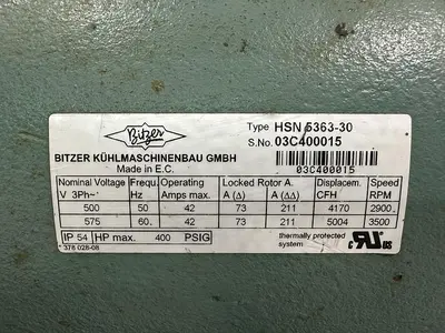 USED BITZER HSN 5363-30