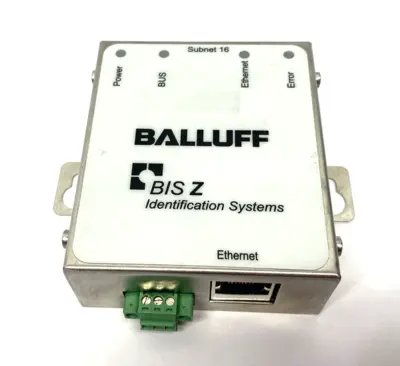 Used Balluff Ethernet HF Communication Module (13.56 MHz) BIS Z-GW-001-TCP PLC Input & Output Michigan US | Maverick Industrial Sales #1400586