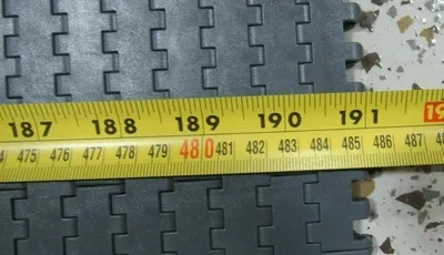 NEW INTRALOX 17609067 FLAT TOP CONVEYOR BELT GREY 33-1/2" x 191"