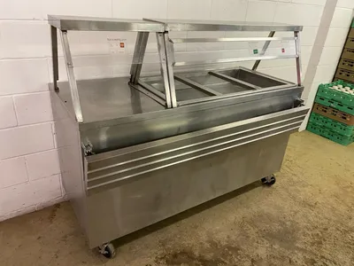 152-0387 Atlas Self Contained Refrigerated Cold Salad Buffet Bar