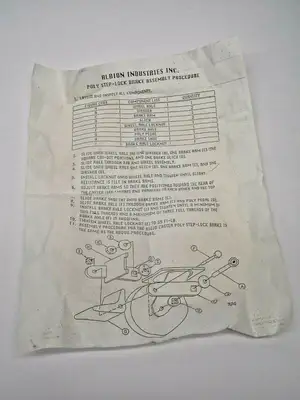 New | in-Stock Albion Poly Step-Lock Brake Assembly Casters Michigan US | Maverick Industrial Sales #1394750